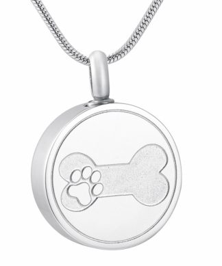Dog Bone Silver - Anfora urna cenizas personas Chile