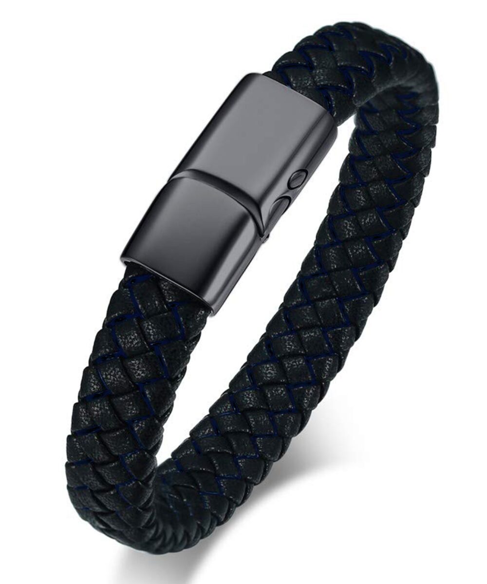 Braided Leather Bracelet - Anfora urna cenizas personas Chile