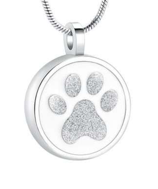 Glitter Smalt Paw Silver - Anfora urna cenizas personas Chile