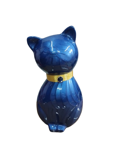 Pearl Cat Blue - Anfora urna cenizas personas Chile