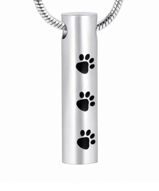 Cilindro Huellas Silver Black